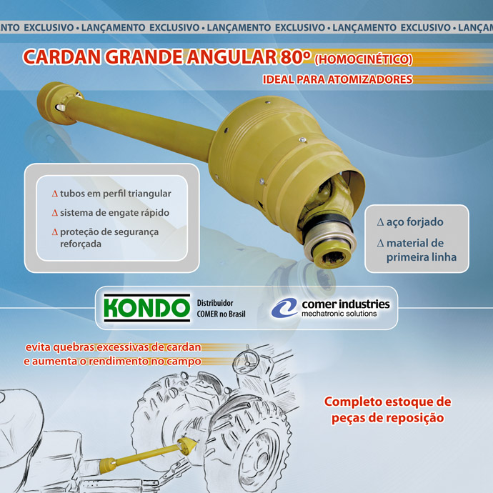 Cardan Homocinetico Pulverizadores